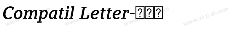 Compatil Letter字体转换